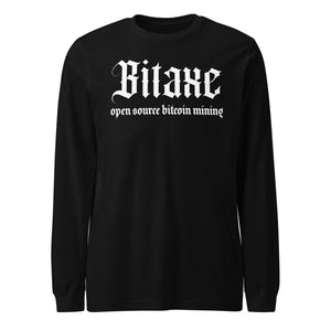 Bitaxe OSBM Long Sleeve Tee - back view
