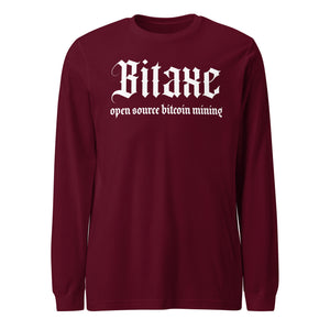 Bitaxe OSBM Long Sleeve Tee - side view