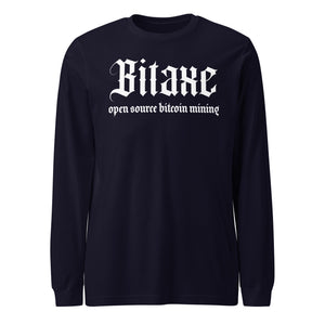 Bitaxe OSBM Long Sleeve Tee - detail view