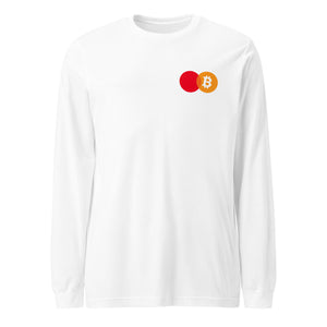Bitcoin Payment Rails Long Sleeve Tee - detail view