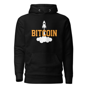 Rocket Bitcoin Hoodie - front view