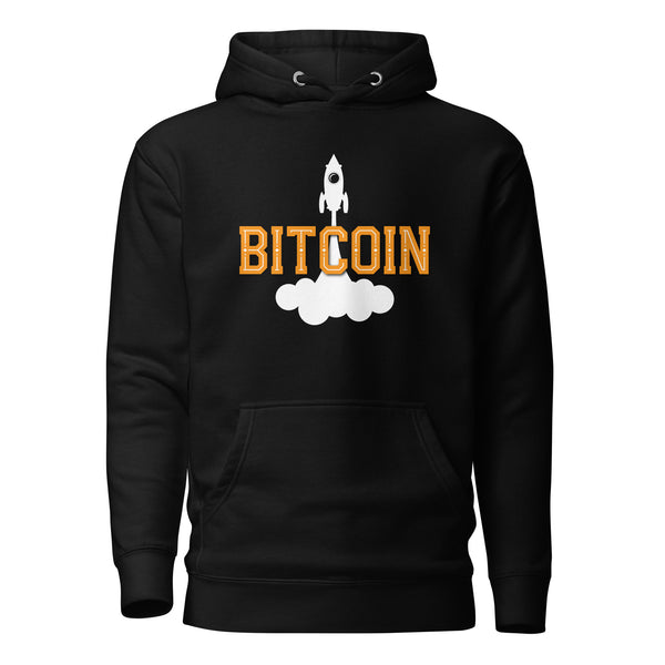 Rocket Bitcoin Hoodie - front view