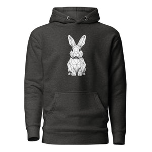 White The White Rabbit Hoodie - side view