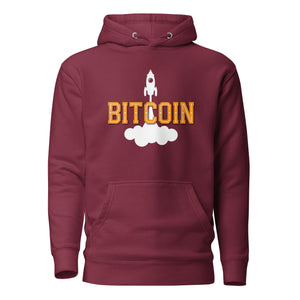 Rocket Bitcoin Hoodie - detail view