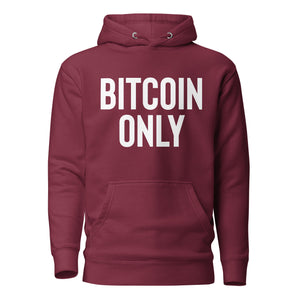 Bitcoin Only Hoodie - detail view