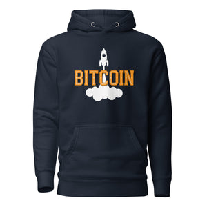 Rocket Bitcoin Hoodie - back view