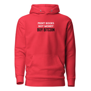 Print Books Not Money Hoodie - view 10