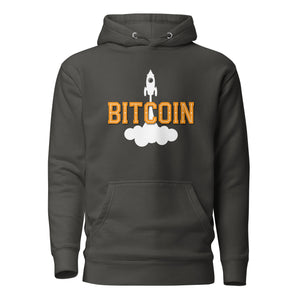 Rocket Bitcoin Hoodie - lifestyle view