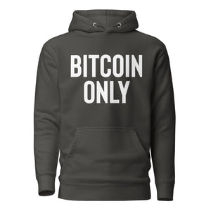 Bitcoin Only Hoodie - lifestyle view