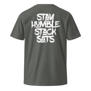 Stay Humble Stack Sats - Cotton Tee - view 6