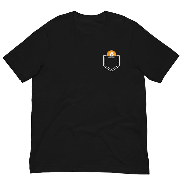 Pocket Bitcoin Men's Tee - front view