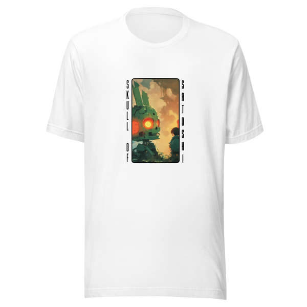 Skull of Satoshi Shirt - White front view