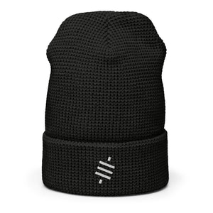 Satoshi Waffle Beanie - front view