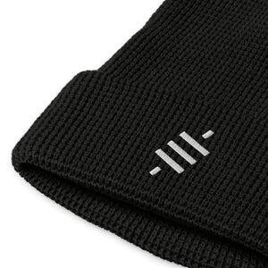 Satoshi Waffle Beanie - back view