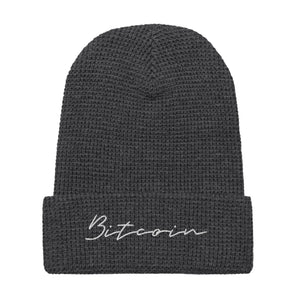 Cursive Waffle Beanie - lifestyle view