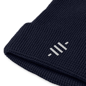 Satoshi Waffle Beanie - detail view