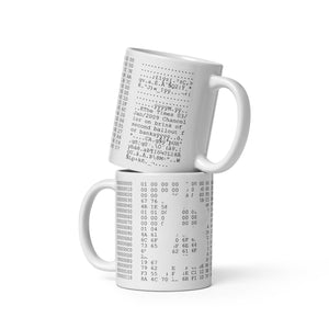 Bitcoin Genesis Mug - back view