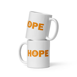 Bitcoin Hope Mug - front view