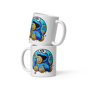 Bitcoin Monster Mug - back view