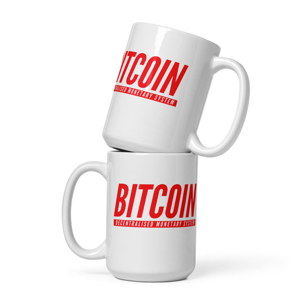 Bitcoin DMS Mug - front view