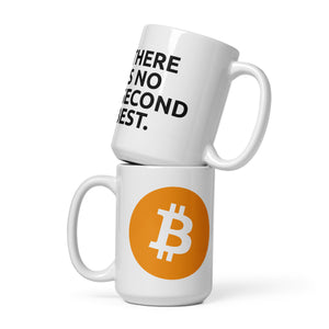There is no Second Best Bitcoin Mug - front view