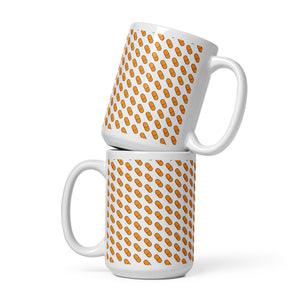 Orange Pill Mug - front view