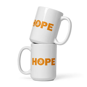 Bitcoin Hope Mug - back view