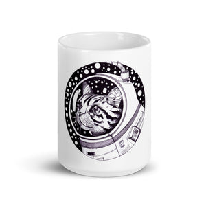 Catstronaut Mug - side view