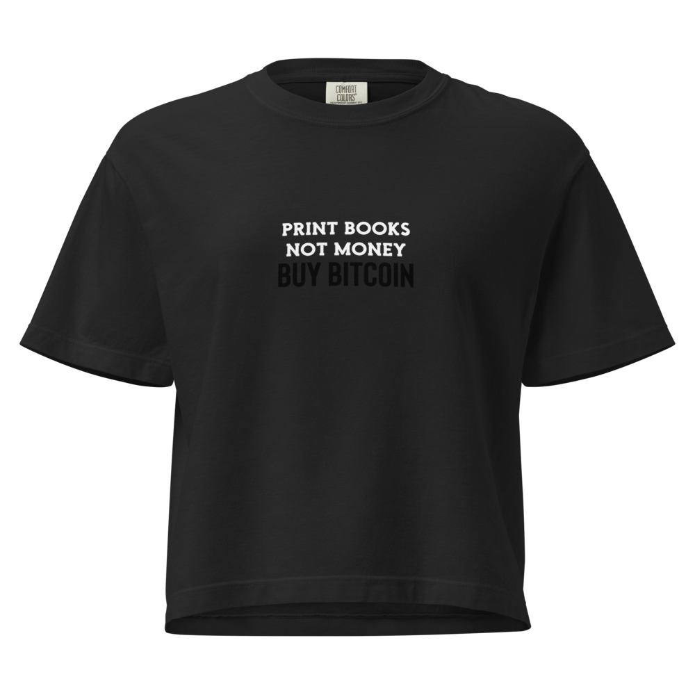 Print Books Not Money