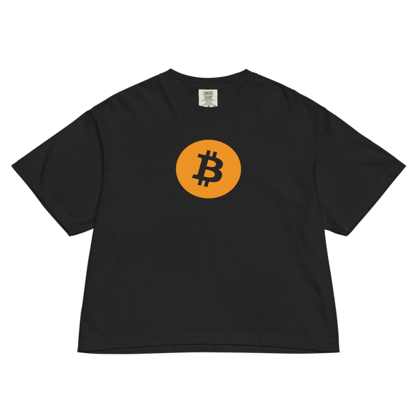 Classic Bitcoin Logo Women's Boxy Tee