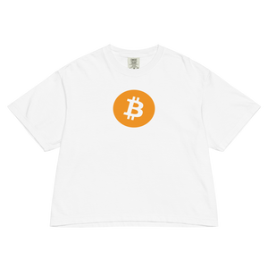 Classic Bitcoin Logo Women's Boxy Tee