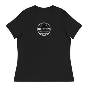 SWIFT Bitcoin Women's Relaxed T-Shirt - back view