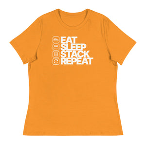Eat Sleep Stack Repeat Women's Relaxed Tee - view 10