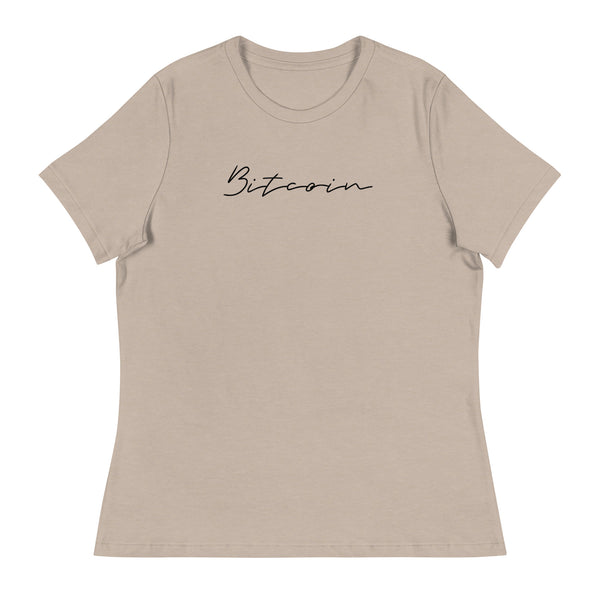 Bitcoin Signature Women's Relaxed Tee - view 11