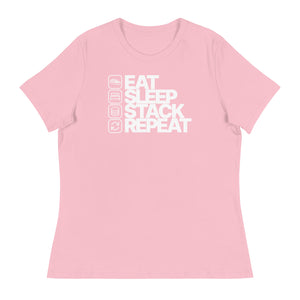 Eat Sleep Stack Repeat Women's Relaxed Tee - view 14